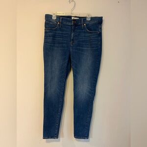 Madewell 9” Mid Rise Skinny Jeans